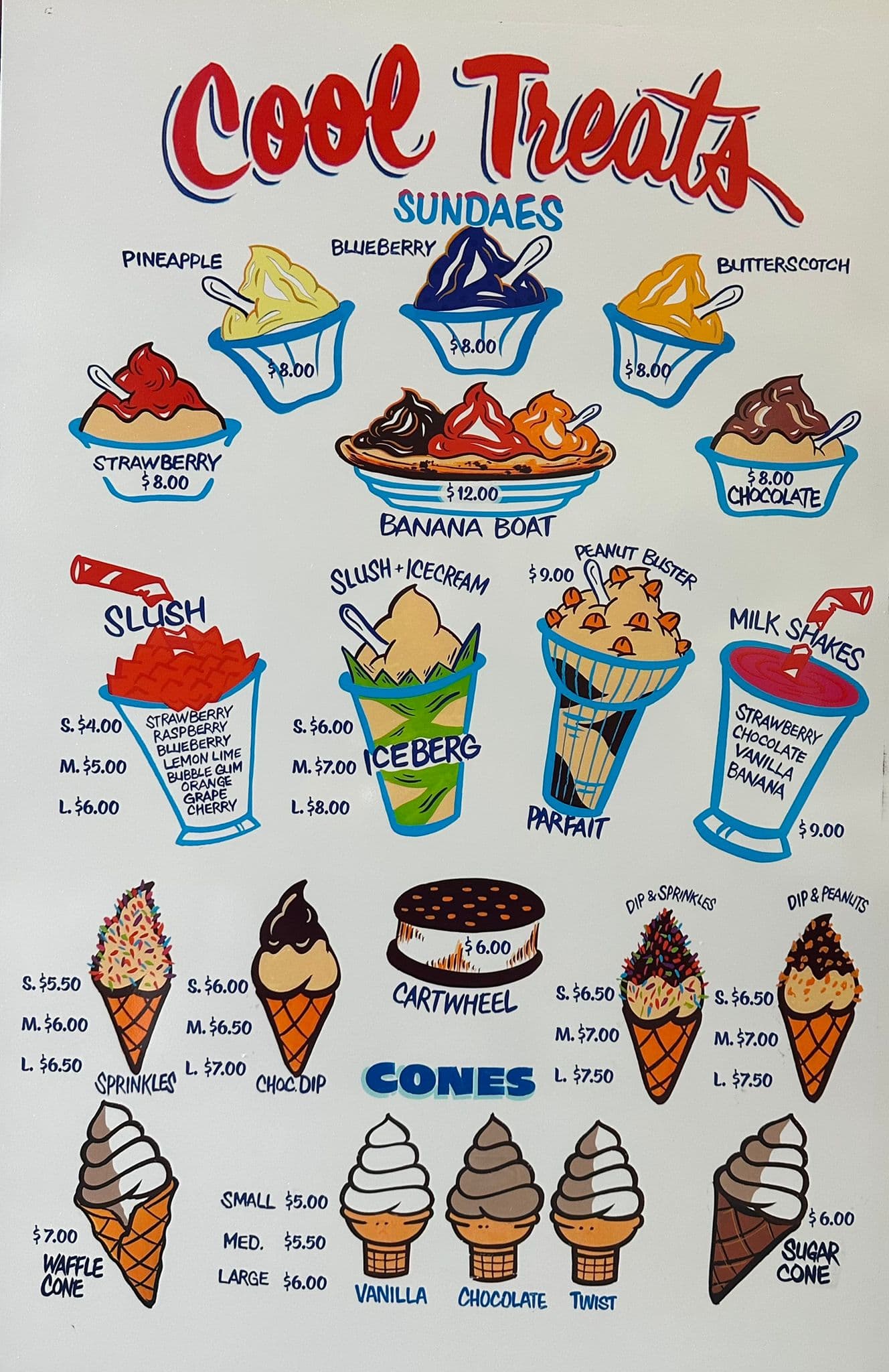 Ice cream collection